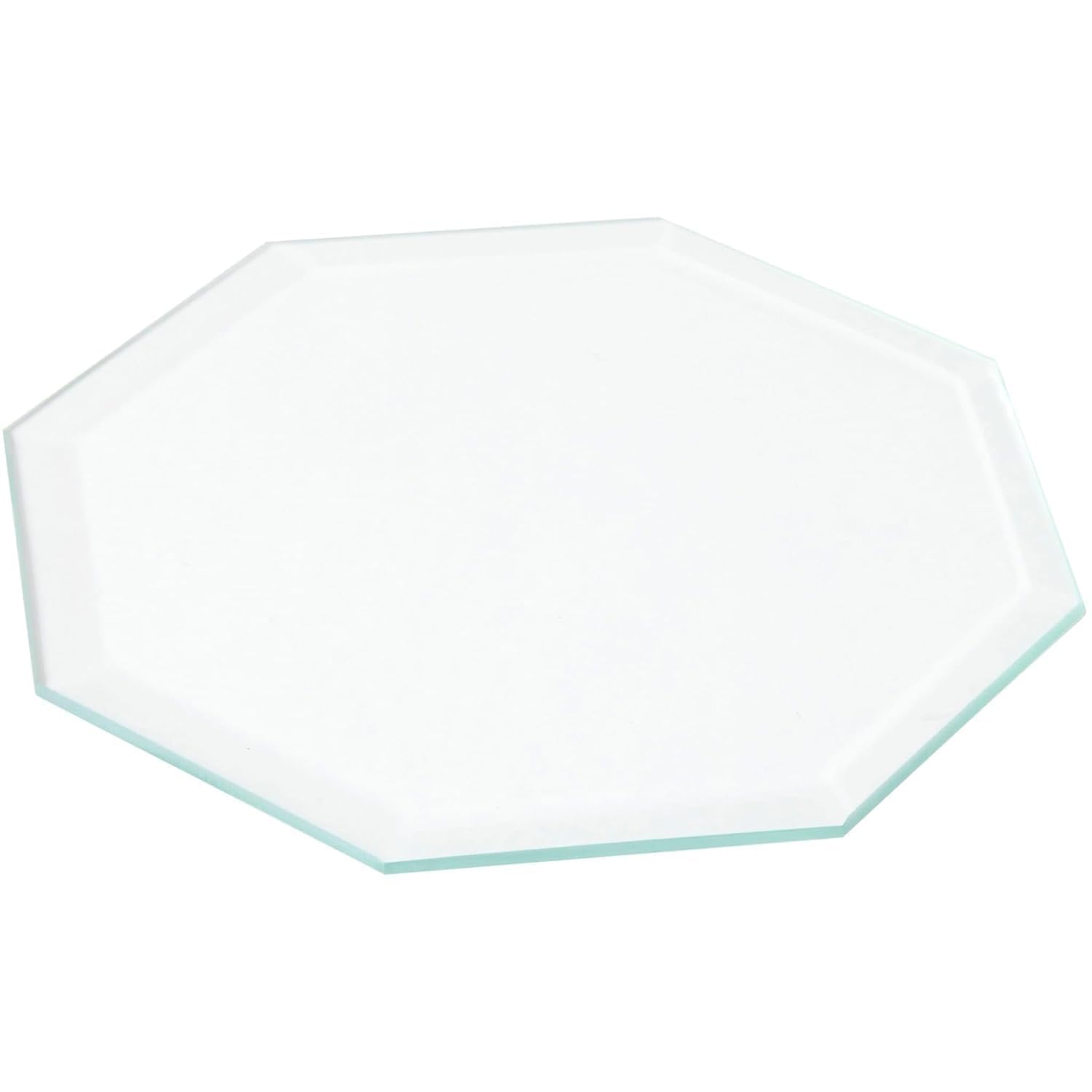 Custom Cut to Size Octagon Tempered Glass Table Top - 1/2" Thick - Beveled Polished Edge