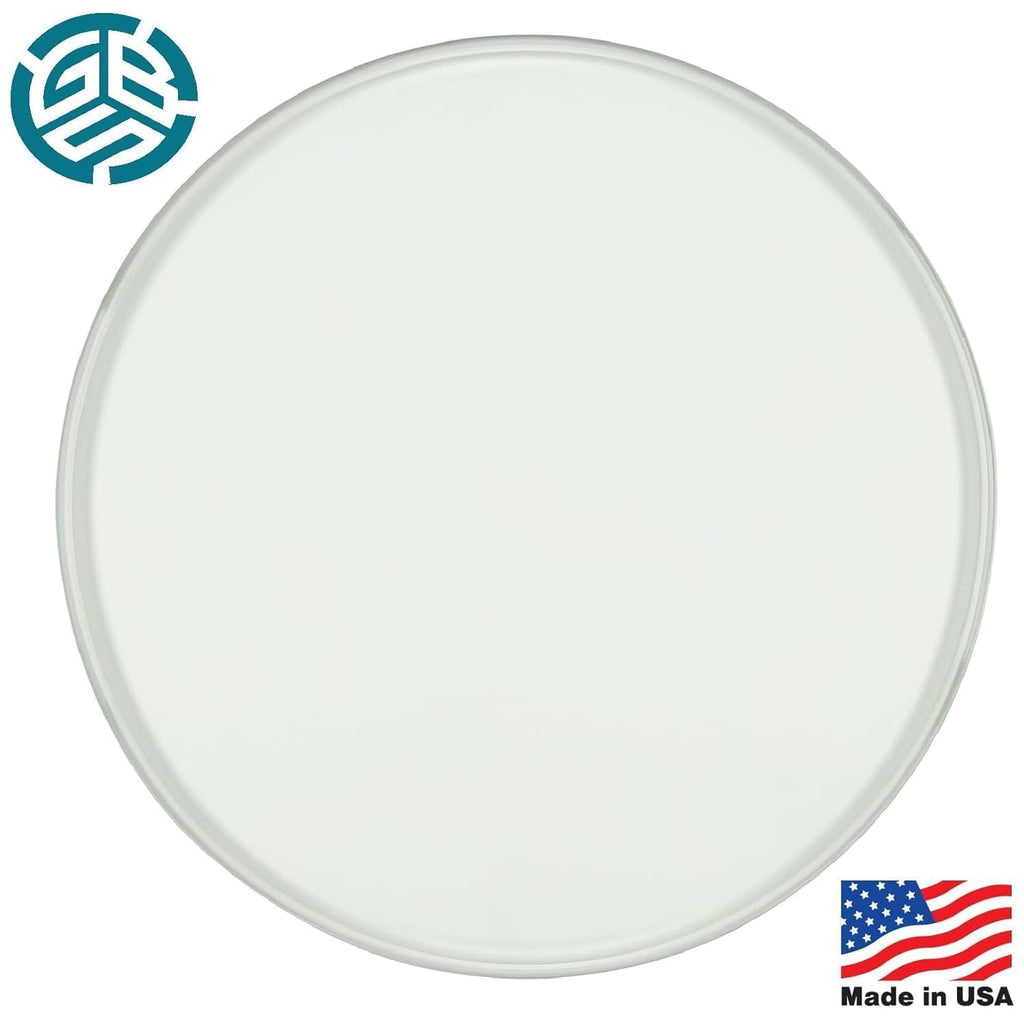 Custom Cut to Size Round Glass Table Top - 1/2" Thick - Ogee Polished Edge