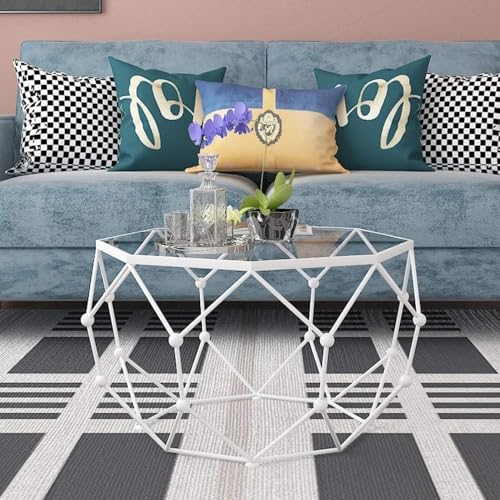 Custom Cut to Size Octagon Glass Table Top - 3/8" Thick - Double Beveled Edge