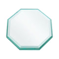 Custom Cut to Size Octagon Glass Table Top - 3/16" - 1/4" Thick - Double Beveled Edge