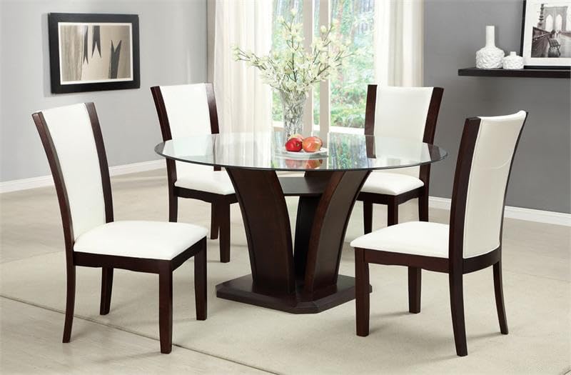 Custom Cut to Size Round Glass Table Top - 1/2" Thick - Ogee Polished Edge