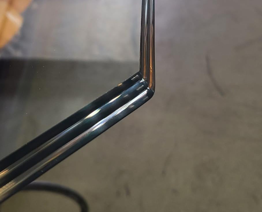 Custom Cut to Size Oval Glass Table Top - 3/8" Thick - 3 Ogee Polished Edge