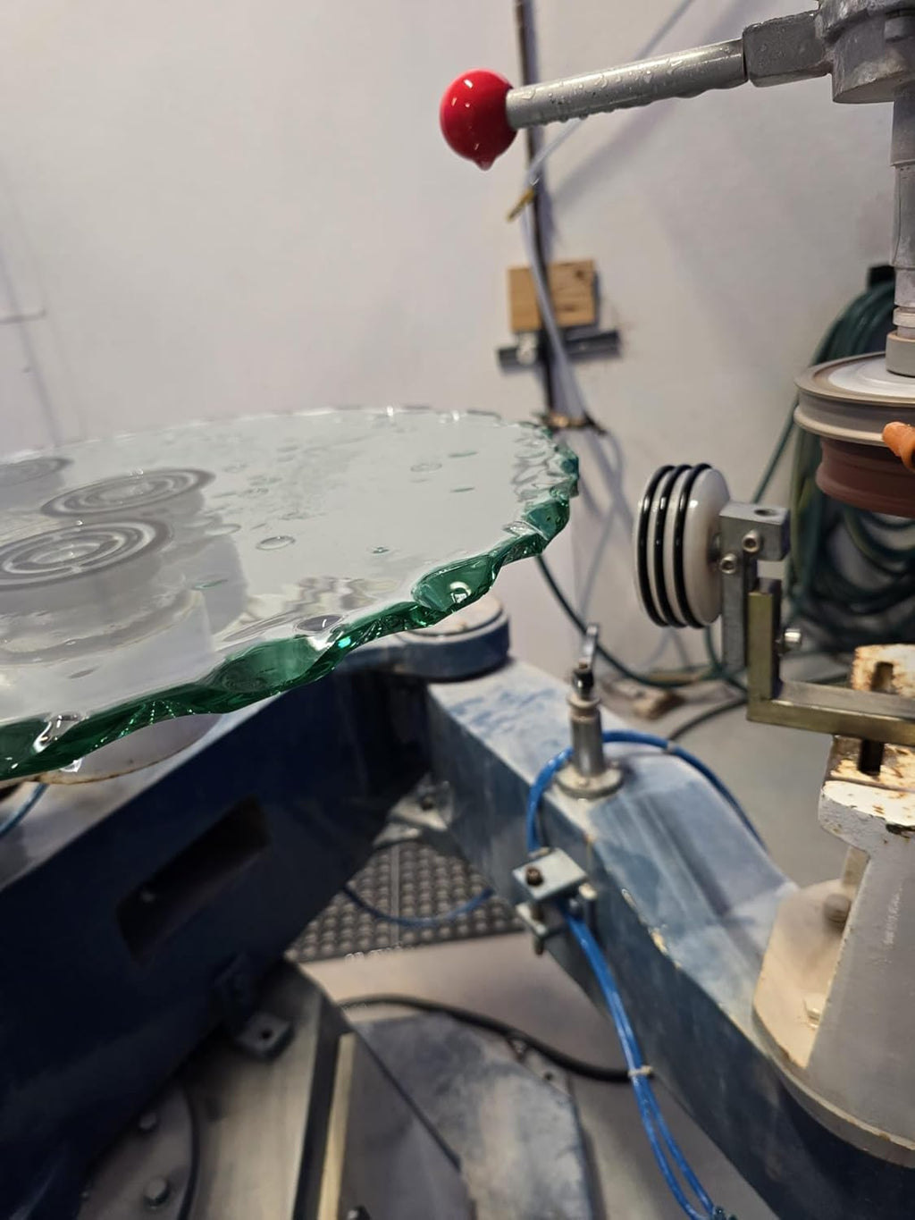 Custom Oval Glass Table Top – Made to Order – 1/2" Thick Clear Glass with Gemstone Polished Edge