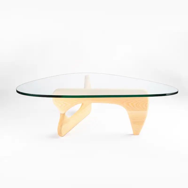 Custom Cut to Size Triangle Glass Table Top - 1/2" Thick - Flat Polished or Pencil Polished Edge