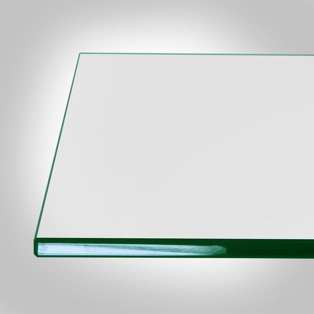 Custom Cut to Size Glass Table Top – 3/16" to 1/4" Thick – Flat Polished Edge