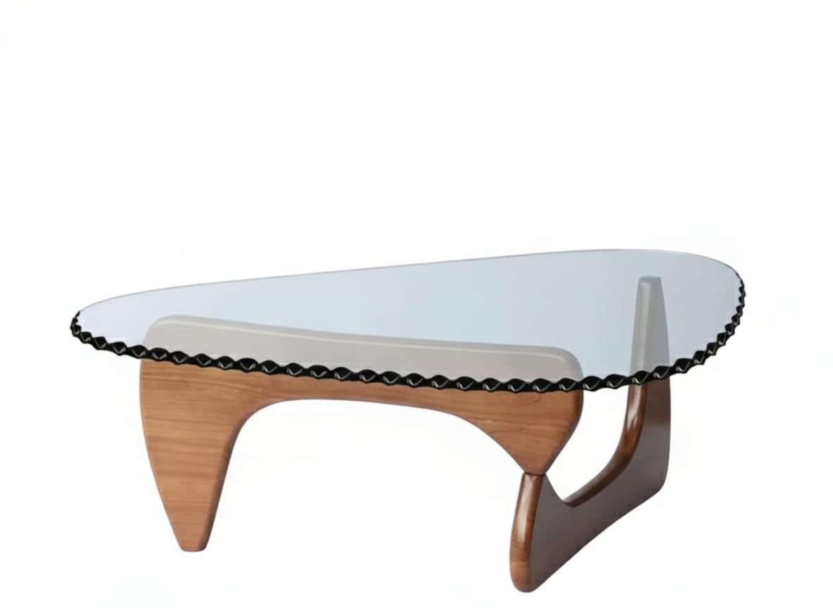 Custom Cut to Size Triangle Glass Table Top - 3/8" Thick - Gemstone Polished Edge