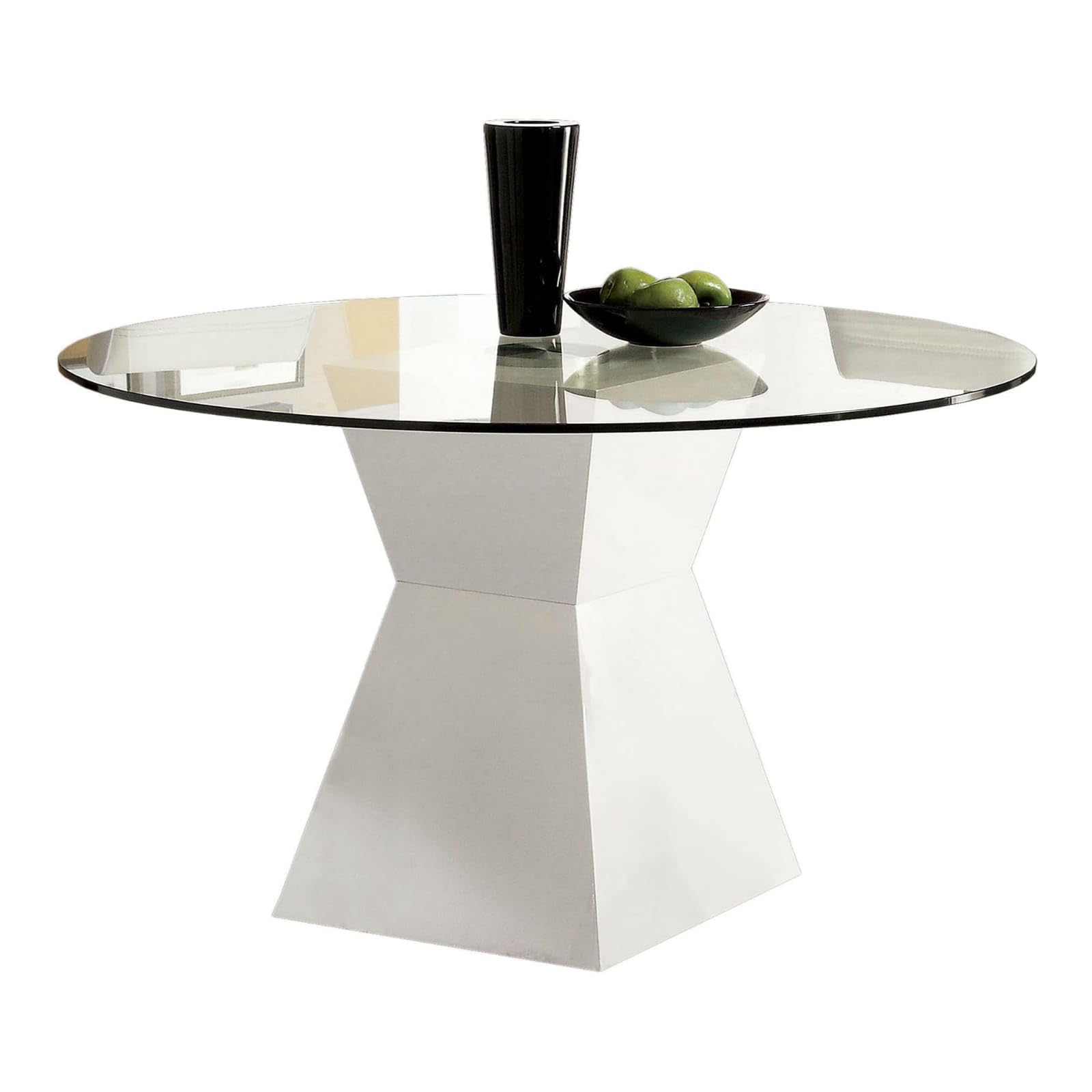 Custom Cut to Size Round Tempered Glass Table Top - 1/2" Thick - Flat Polished or Pencil Edge