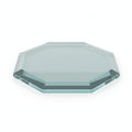 Custom Cut to Size Octagon Glass Table Top - Tempered - 1/4" Thick - Beveled Polished Edge