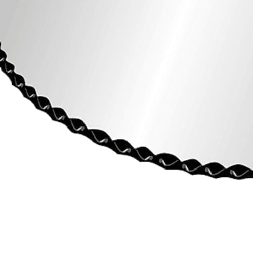 Custom Oval Glass Table Top – Made to Order – 1/2" Thick Clear Glass with Gemstone Polished Edge