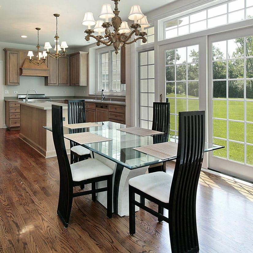 Custom Cut Glass Table Top – 3/8" Thick – Beveled Edge – Clear Glass Protector for Dining, Coffee & Side Tables