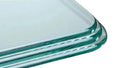 Custom Cut to Size Oval Glass Table Top - Tempered - 1/2" Thick - 3 Ogee Polished Edge