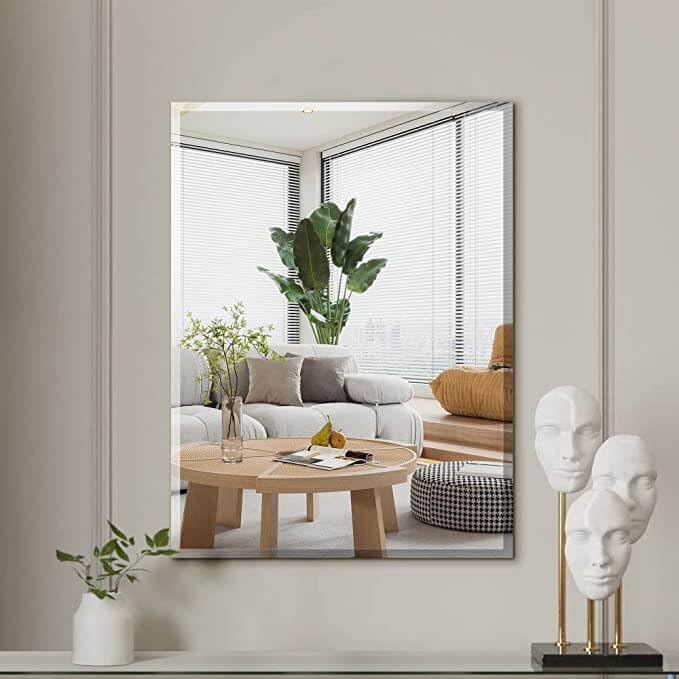 Custom Cut Mirrors - 3/16-1/4" Thick - Beveled Edge, America Mirror