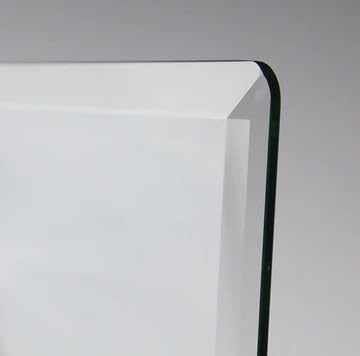 Custom Cut Glass Table Top – 3/8" Thick – Beveled Edge – Clear Glass Protector for Dining, Coffee & Side Tables