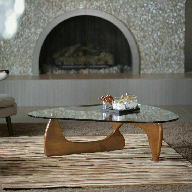 Custom Cut to Size Triangle Glass Table Top - Tempered - 3/16"- 1/4" Thick - Flat Polished Edge