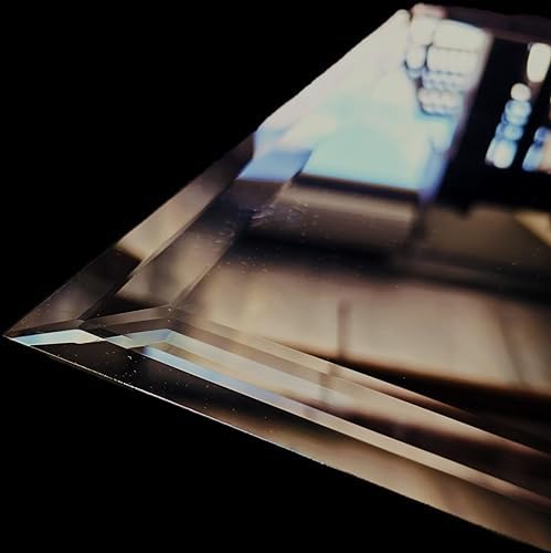 Custom Cut to Size Mirror -1/4" Thick - Double Beveled Polished Edge Mirror