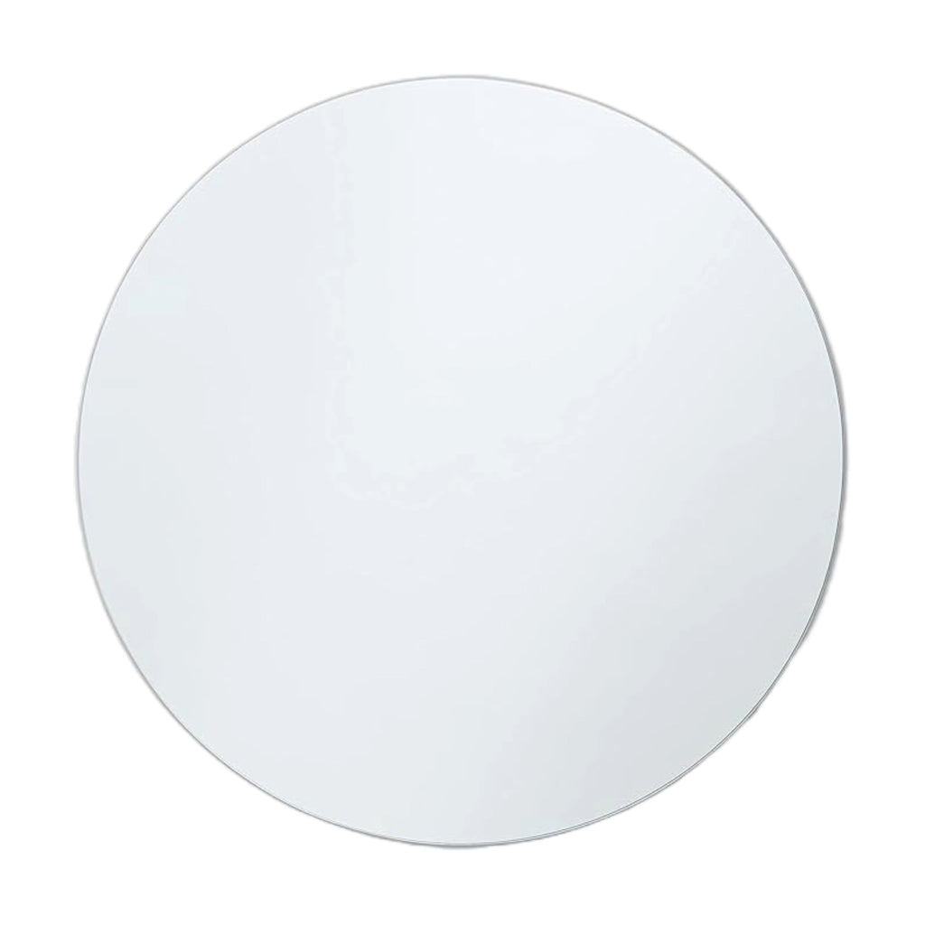 Custom Cut Mirror, Round Mirror - 3/16-1/4" Thick - Flat Polish Edge