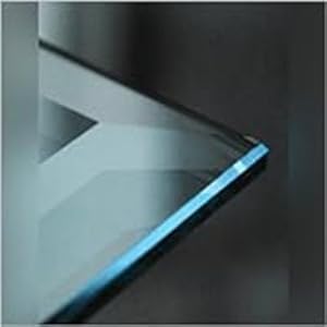 Custom Clear Glass Table Top 1/4 Inch Thick Beveled Edge - Cut to Size Protector for Coffee Dining Tables