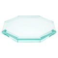 Custom Cut to Size Octagon Tempered Glass Table Top - 1/2" Thick - Beveled Polished Edge