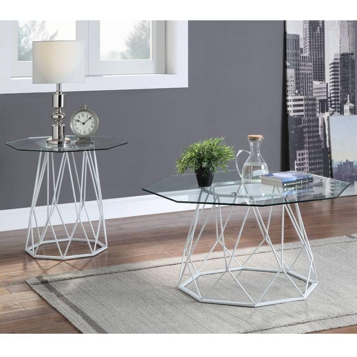 Custom Cut to Size Octagon Tempered Glass Table Top - 3/8" Thick – Double Beveled Edge