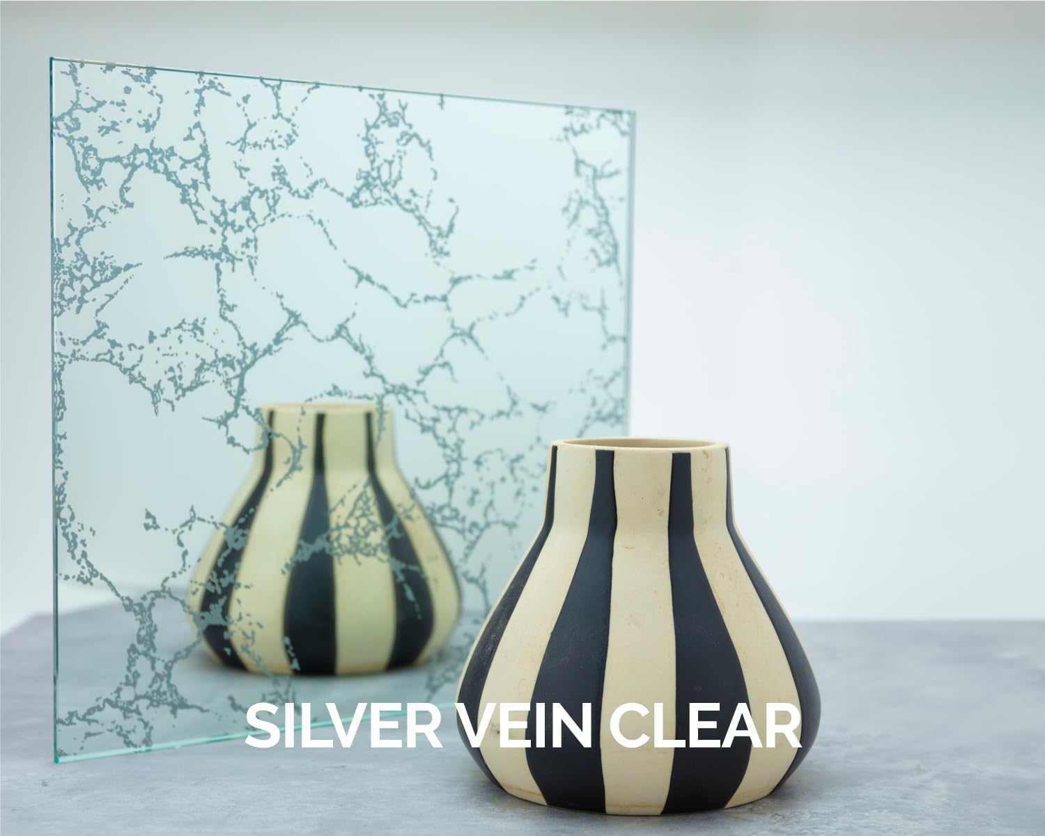 Silver Vein Clear mirror finish
