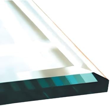 Custom Cut to Size Octagon Glass Table Top - 3/8" Thick - Double Beveled Edge