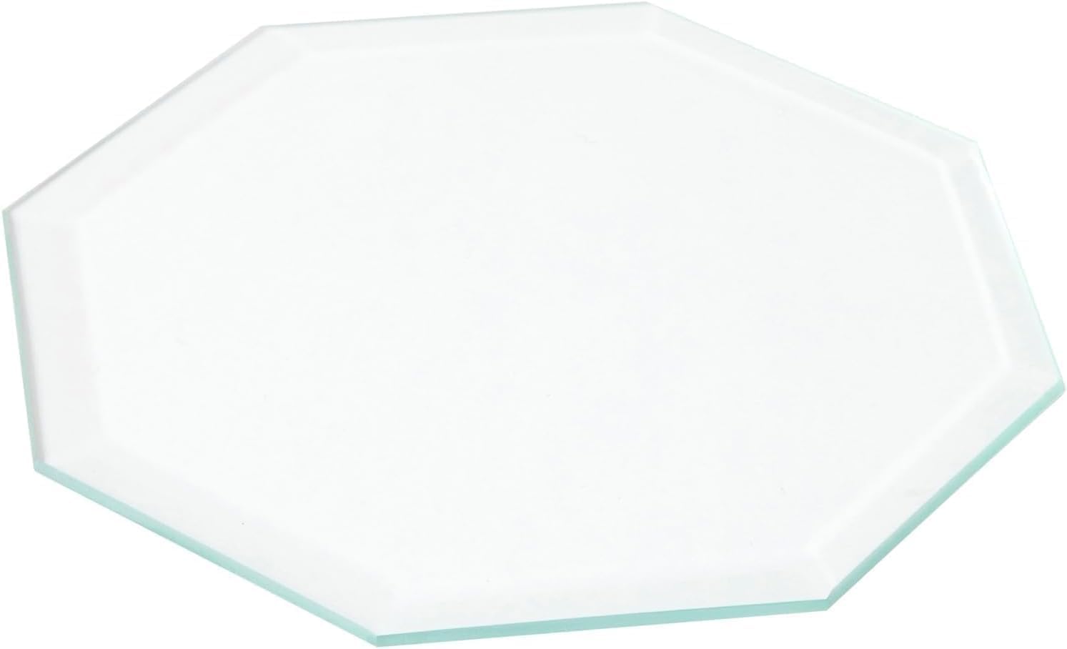 Custom Cut to Size Octagon Glass Table Top - 3/8" Thick - Beveled Polished Edge