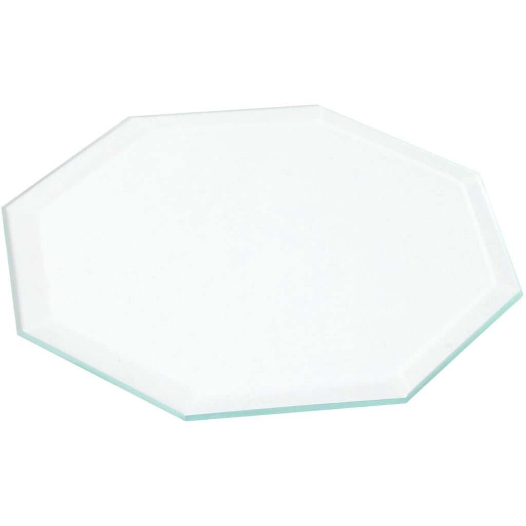 Custom Cut to Size Octagon Glass Table Top - Tempered - 1/4" Thick - Beveled Polished Edge