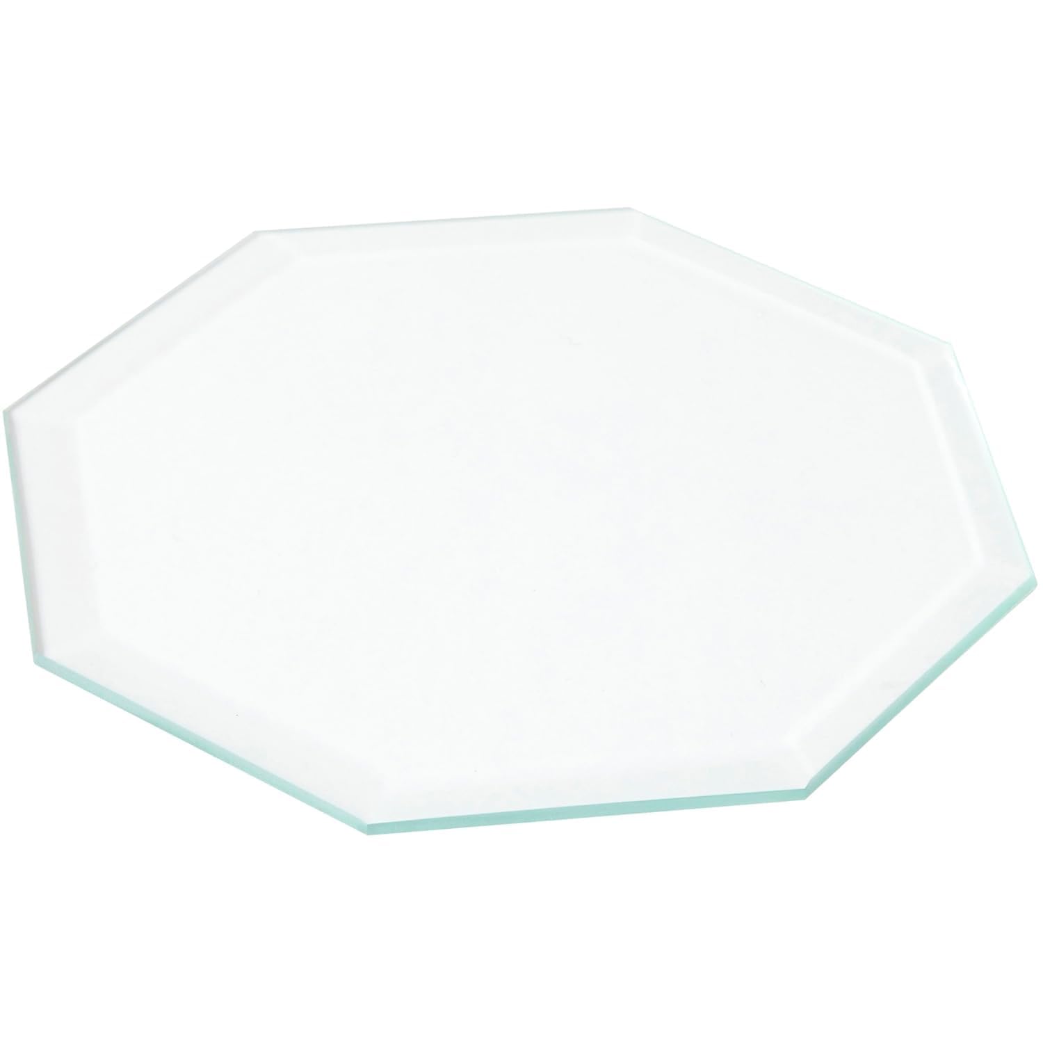 Custom Cut to Size Octagon Glass Table Top - Tempered - 1/4" Thick - Beveled Polished Edge